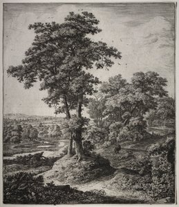 Six Large Upright Landscapes with Scenes from the Old Testament: The Unfaithful Prophet of Judah by Anthonie Waterloo