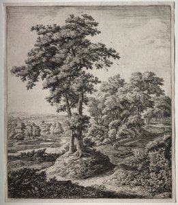 Six Large Upright Landscapes with Scenes from the Old Testament: The Unfaithful Prophet of Judah by Anthonie Waterloo