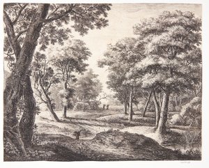 Forest Road by Anthonie Waterloo