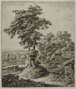 The Unfaithful Prophet of Judah, from Six Large Upright Landscapes with Scenes from the Old Testament by Anthonie Waterloo