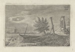 Landscape with Boat and Open Gate