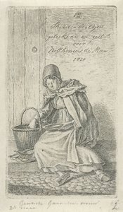 Seated Woman with Basket and Plate (Ghent Shrimp Woman) (12 Study Figures)
