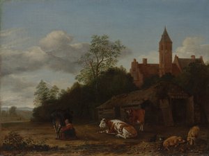 Barnyard Scene