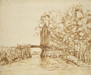 Small Bridge over Water and the Gate to the Estate
