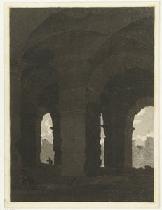 Under the Arches of the Colosseum by Anthonie van den Bos