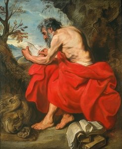 Saint Jerome. Around 1615/16 by Anthony van Dyck