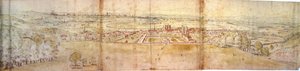Greenwich Palace and London from Greenwich Hill