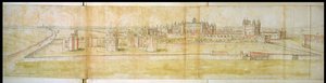 Hampton Court by Anthonis van den Wyngaerde
