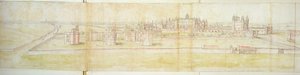 Hampton Court Palace from the North by Anthonis van den Wyngaerde