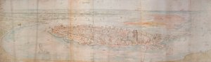Panoramic View of Dordrecht from an Elevated Point to the West by Anthonis van den Wyngaerde