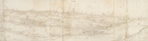 Panoramic View of Segovia from the East by Anthonis van den Wyngaerde