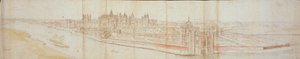 View of Hampton Court Palace from the South, with the River in the Foreground, 1558 by Anthonis van den Wyngaerde