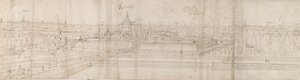 View of the Palace of Cantecroy near Antwerp and the Surrounding Countryside by Anthonis van den Wyngaerde