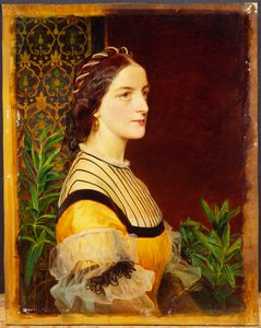 Portrait of a Lady, Head and Shoulders, 1860