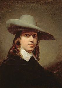 Self-Portrait in a broad-brimmed Hat, 1848