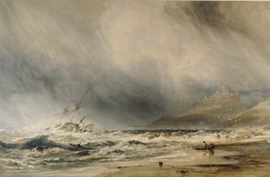 Bambourough Castle, 1852