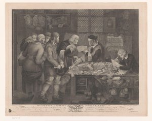 Peasant Company Visiting a Lawyer, The Country Attorney and His Clients