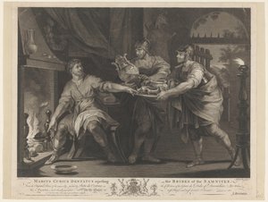 Manius Curius Dentatus rejecting the bribes of the Samnites