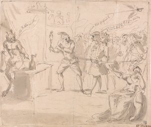 Political Caricature: "The Spiritualists" by Anthony Walker