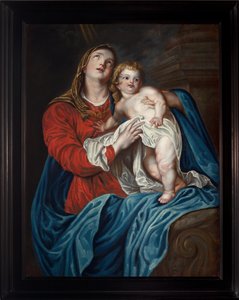 Virgin with the Child (18th Century) by Anthony van (after) Dyck