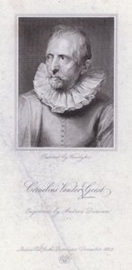 Cornelis van der Geest, Flemish spice merchant and art collector (engraving)