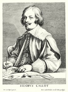 Jacques Callot, French draughtsman and printmaker by Anthony van (after) Dyck