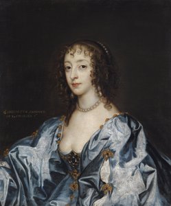 Portrait of Queen Henrietta Maria of France