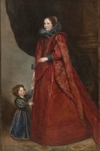A Genoese Lady with Her Child