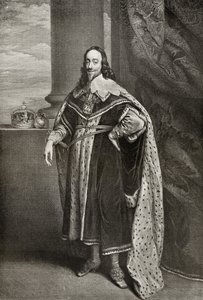 Charles I, engraved by Sir Robert Stange, from 
