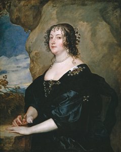 Portrait of Beatrice Hemmema, Countess of Oxford (1580-1655) by Anthony van Dyck