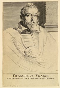 Portrait of Frans Francken, from the Icones Principum Virorum