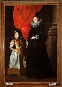 Portrait of Geronima Brignole-Sale with her daughter Maria Amelia