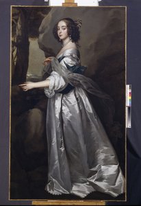 Portrait of Lady Frances Cranfield, Lady Buckhurst, later Countess of Dorset, c.1637-50 by Anthony van Dyck