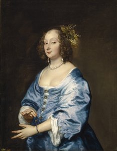 Portrait of Mary née Ruthven, Lady van Dyck