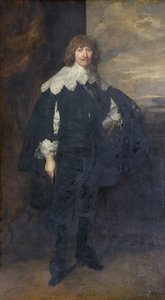 Portrait of William Cavendish (altered with blue sash) by Anthony van Dyck