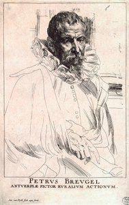 Portrait of the artist Pieter Bruegel the Younger, 1564-1636, early 17th century