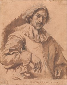 Portrait of Cornelis Saftleven by Anthony van Dyck