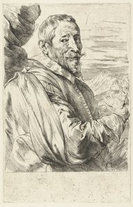 Portrait of Joos de Momper by Anthony van Dyck