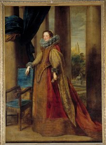 Presumed portrait of the Marquise Geromina Spinola Doria, by Genes. Painting by Anton van Dyck (17th century) by Anthony van Dyck