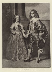 Prince William II of Orange and his Betrothed, Princess Marie Henrietta Stuart, Daughter of Charles I of England by Anthony van Dyck