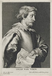 Lucas van Uden, etching by Lucus Vorsterman by Anthony van after Dyck