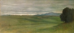 Roman Landscape by Antoine Auguste Ernest Herbert or Hebert
