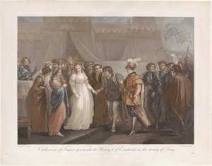 Catherine of Valois and King Henry V of England by Antoine Cardon