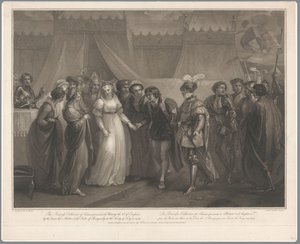 Catherine of Valois and King Henry V of England, 1420 by Antoine Cardon