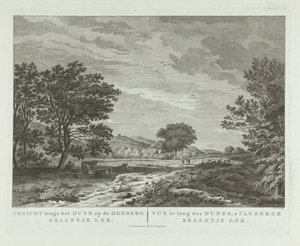 Dune Landscape with Walking Family (View along the Dune to the Inn Kraantje Lek)