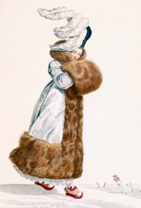 Ice Skating Dress, engraved by Georges Jacques Gatine, c.1797 by Antoine Charles Horace Vernet