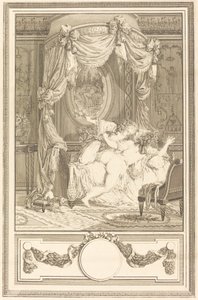 The Thrashing with Roses by Antoine Cosme Giraud after Antoine Borel