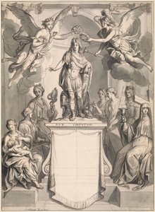 Design for a Frontispiece by Antoine Dieu