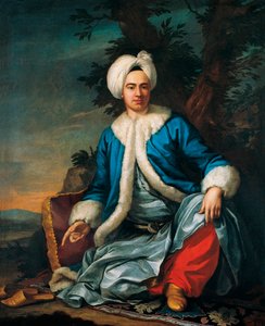Portrait of a European in Turkish Costume
