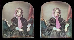Portrait of a woman by Antoine Francois Jean Claudet